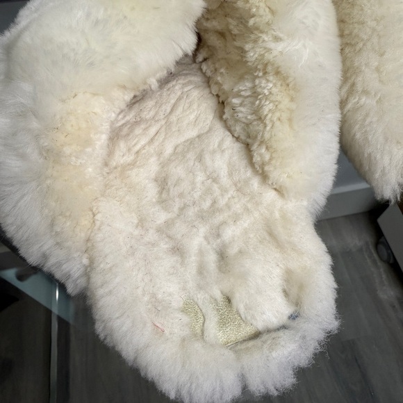 Sherpa Blue White Cozy Slippers - Picture 6 of 7